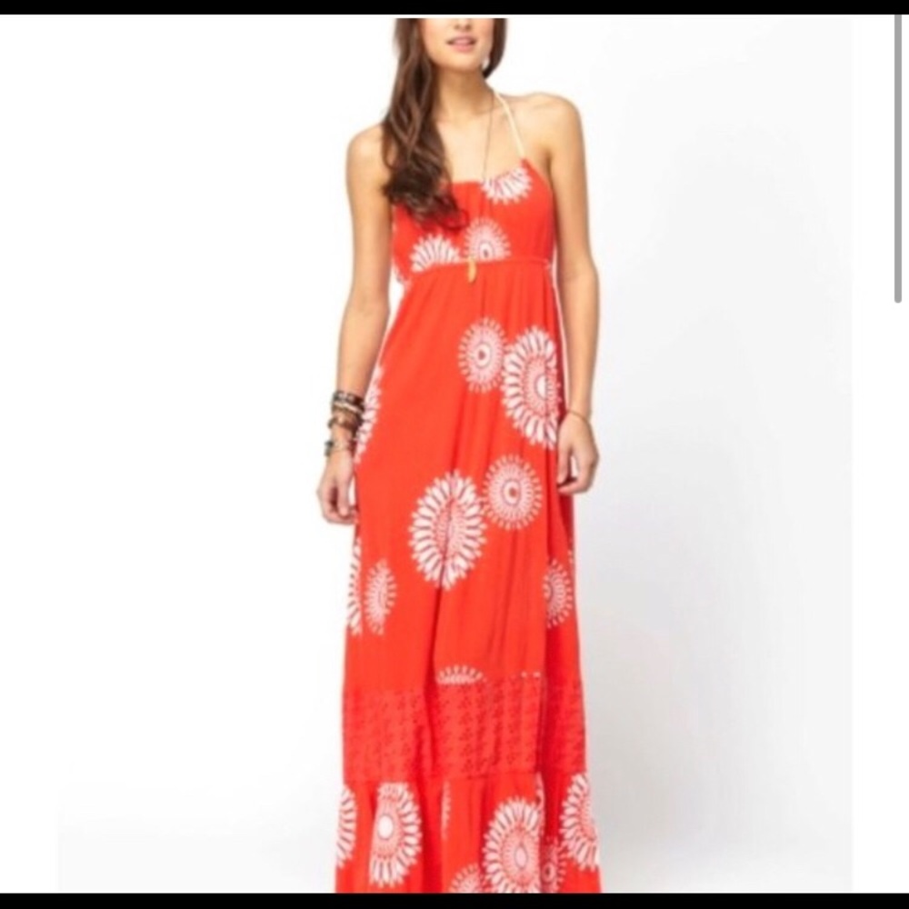 Roxy Hawaiian maxi sundress sz s